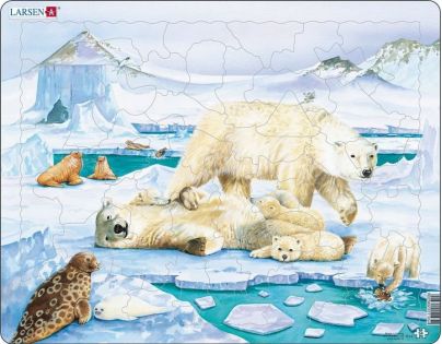 Larsen Puzzle Medvedia rodinka