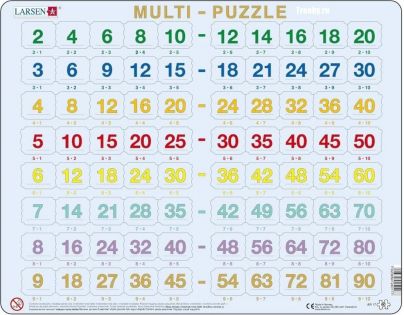 Larsen Puzzle Násobenie 2 - 90