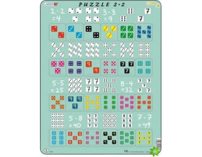 Larsen Puzzle Násobení s kostkami