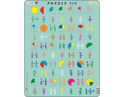 Larsen Puzzle Počítanie - zlomky