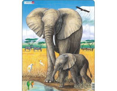 Larsen Puzzle Slon sa slun
