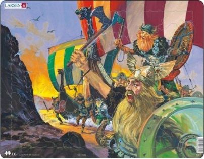 Larsen Puzzle Vylodenie Vikingov