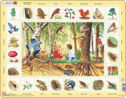 Larsen Puzzle Život v lese