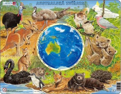 Larsen Puzzle Zvieratá Austrálie