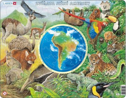 Larsen Puzzle Zvieratá Južnej Ameriky