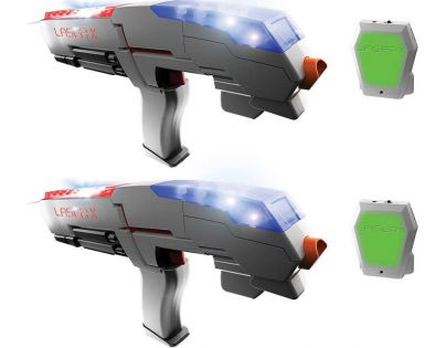 Laser-X pištoľ na infračervené lúče dvojitá sada