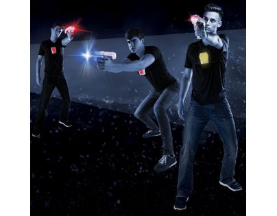 Laser-X pištoľ na infračervené lúče dvojitá sada