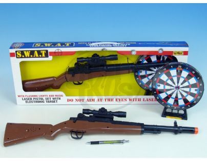 Laserová puška 65cm + terč 18cm