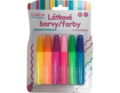 HM Studio Látkové farby sada neón 6 ks