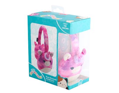 Lazerbuilt Squishmallows Plyšové Bluetooth Slúchadlá - Lola