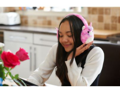 Lazerbuilt Squishmallows Plyšové Bluetooth Slúchadlá - Lola