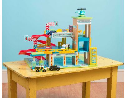 Le Toy Van Garáž Le Grand - Oiškozený obal