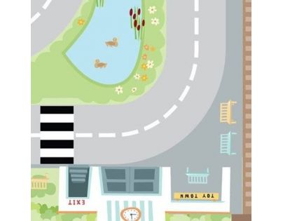 Le Toy Van Hrací koberec playmat Moje prvé mesto 80 x 120 cm