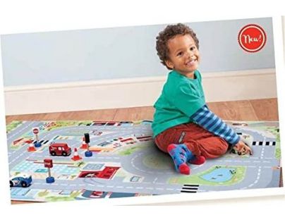 Le Toy Van Hrací koberec playmat Moje prvé mesto 80 x 120 cm