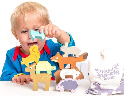 Le Toy Van Petilou Skladacia veža zvieratka