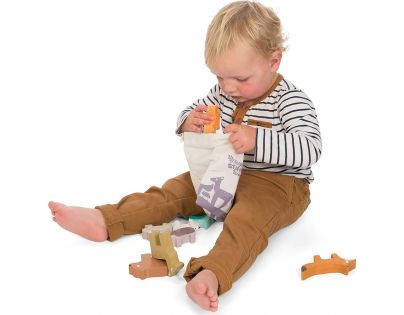 Le Toy Van Petilou Skladacia veža zvieratka