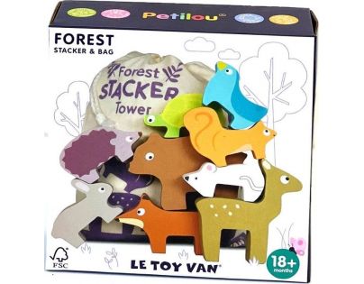 Le Toy Van Petilou Skladacia veža zvieratka