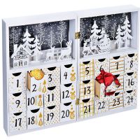 Solight Adventný kalendár Kniha 8 LED 40 x 30 cm 4