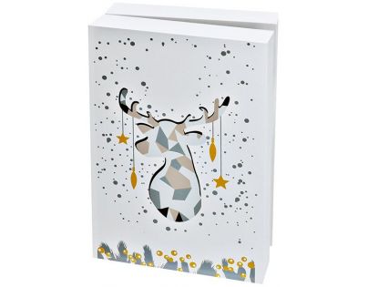 Solight Adventný kalendár Kniha 8 LED 40 x 30 cm