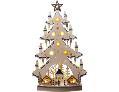 Solight Vianočný stromček stolný 23 LED - Poškodený obal