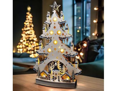 Solight Vianočný stromček stolný 23 LED - Poškodený obal