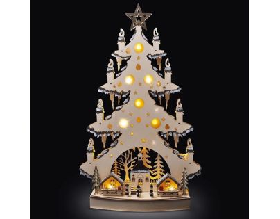 Solight Vianočný stromček stolný 23 LED - Poškodený obal