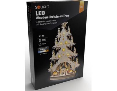 Solight Vianočný stromček stolný 23 LED - Poškodený obal