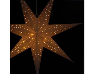 Solight Vianočná hviezda závesná 20 LED 60 cm biela