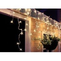 Solight Vianočný záves cencúle 120 LED teplé biele svetlo 3
