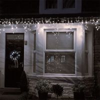 Solight Vianočný záves cencúle 120 LED teplé biele svetlo 4