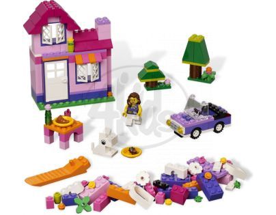 LEGO Kostičky 4625 Růžový box s kostkami