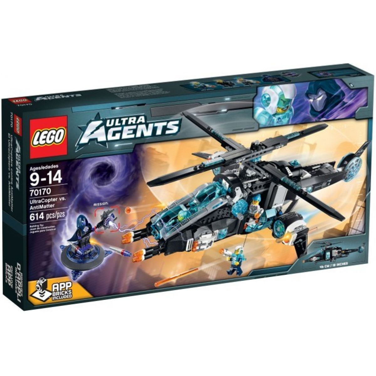 LEGO Agents 70170 - UltraCopter vs. AntiMatter