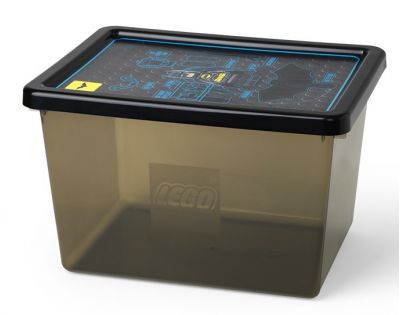 LEGO Batman úložný box L transparentní černá