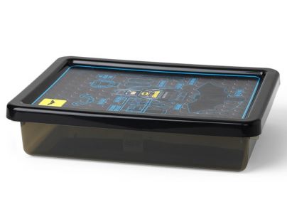 LEGO Batman úložný box S transparentní černá