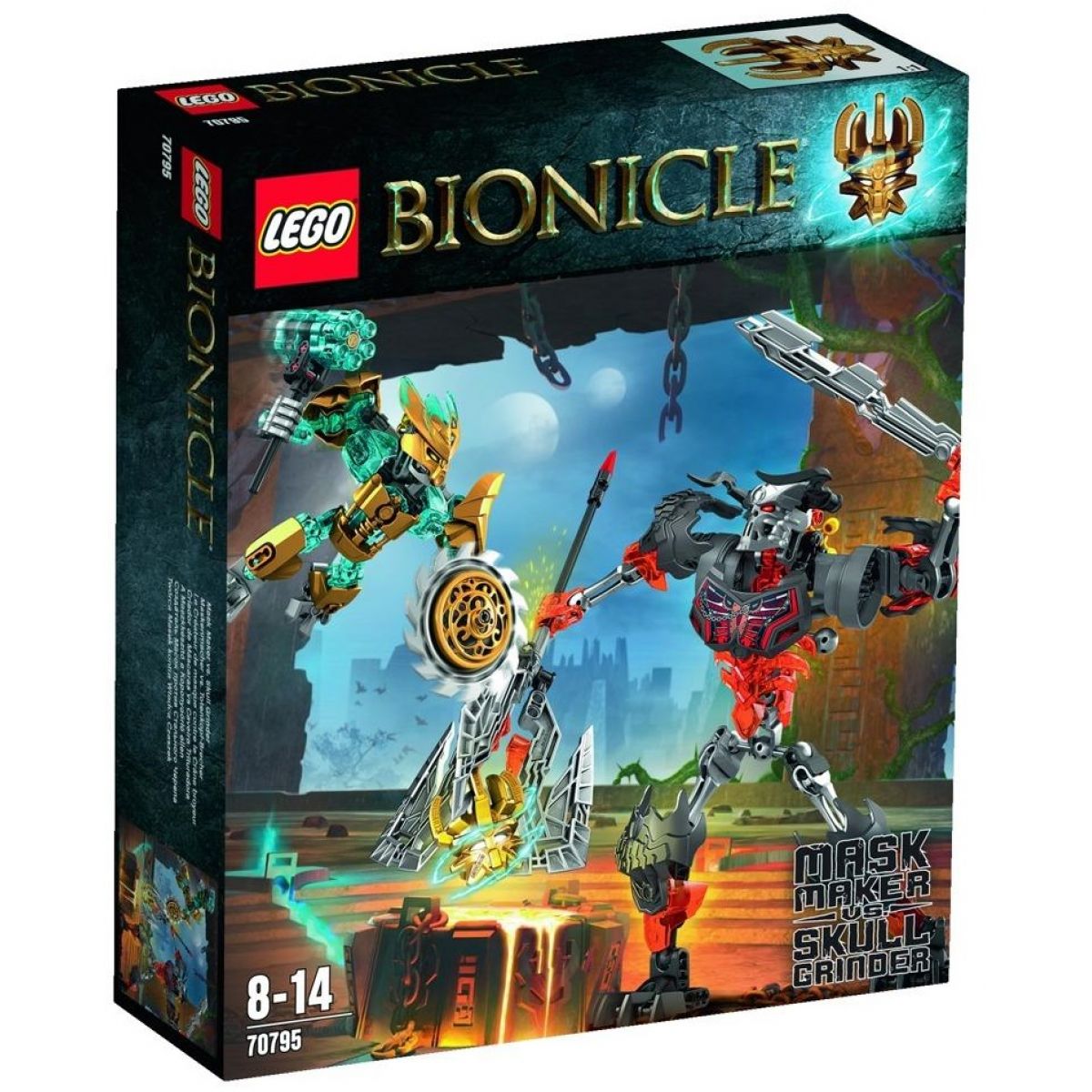 LEGO Bionicle 70795 Vládce Masek vs. Lebkoun Brusič