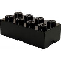 LEGO® Box na desiatu 10 x 20 x 7,5 cm čierny