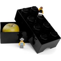 LEGO® Box na desiatu 10 x 20 x 7,5 cm čierny 2