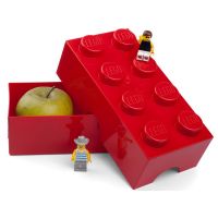 LEGO® Box na desiatu 10 x 20 x 7,5 cm červený 2