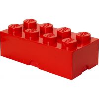 LEGO® Box na desiatu 10 x 20 x 7,5 cm červený