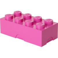 LEGO Box na desiatu 10 x 20 x 7,5 cm Ružový
