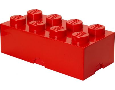 LEGO Box na desiatu 10 x 20 x 7,5 cm červená