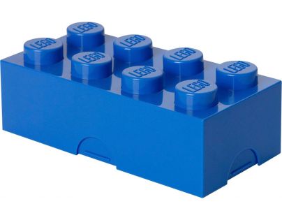 LEGO box na desiatu modrá
