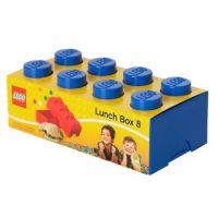 LEGO box na desiatu modrá 3
