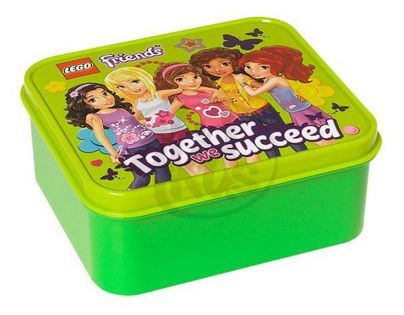 LEGO Box na svačinu - Friends zelený