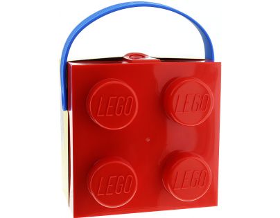 LEGO® box s rukoväťou červený