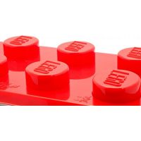 LEGO Brick Hodiny s budíkom červená 3