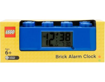 LEGO Brick Hodiny s budíkom modrá