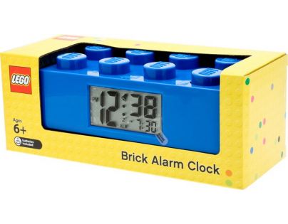 LEGO Brick Hodiny s budíkom modrá