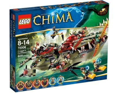 LEGO CHIMA 70006 Craggerův krokodýlí člun