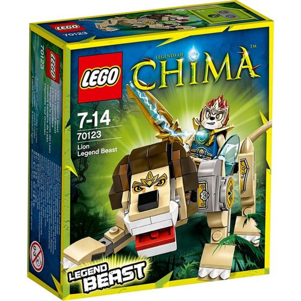LEGO CHIMA - herní sady 70123 - Lev - Šelma Legendy
